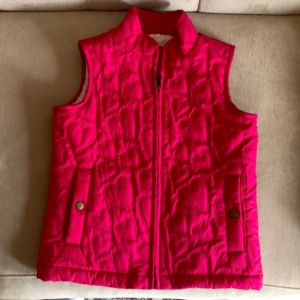 Girls gap kid vest, size 6-7 years